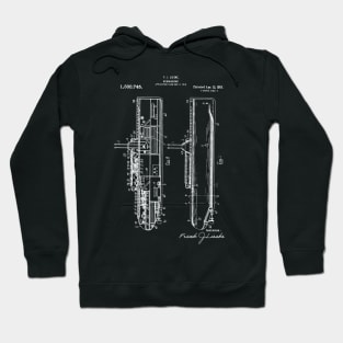 Submarine Print Submarine Patent / Submarine Art Blueprint Submarine Hoodie